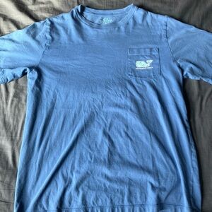 Vineyard Vines Men's Short Sleeve Tee in Light Blue